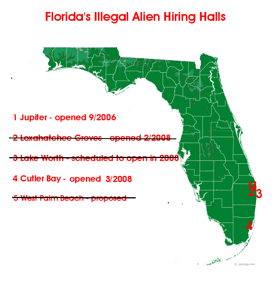 Florida Illegal Alien Hiring Halls